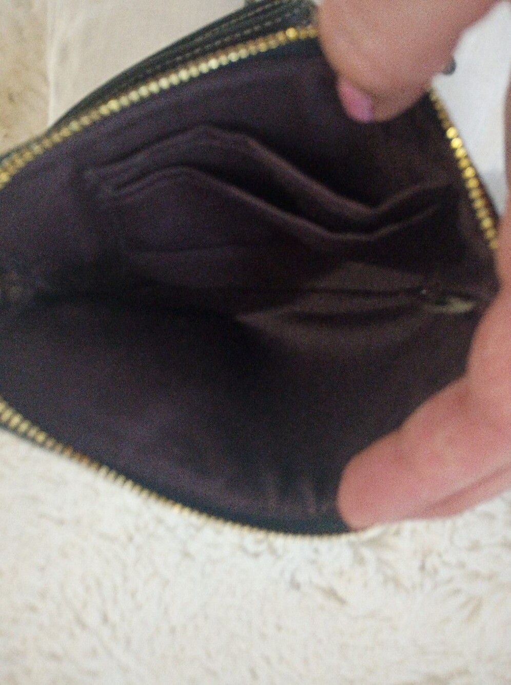 Coach Chain Monogram Wristlet - Picture 7 of 8